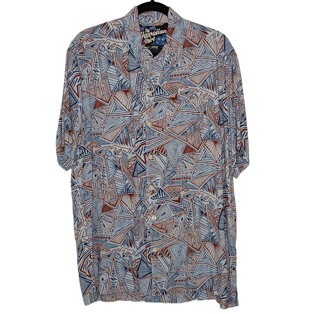 The Hawaiian Shirt by Rowdy Gentleman‎ 4th of July Print Button down shirt XL